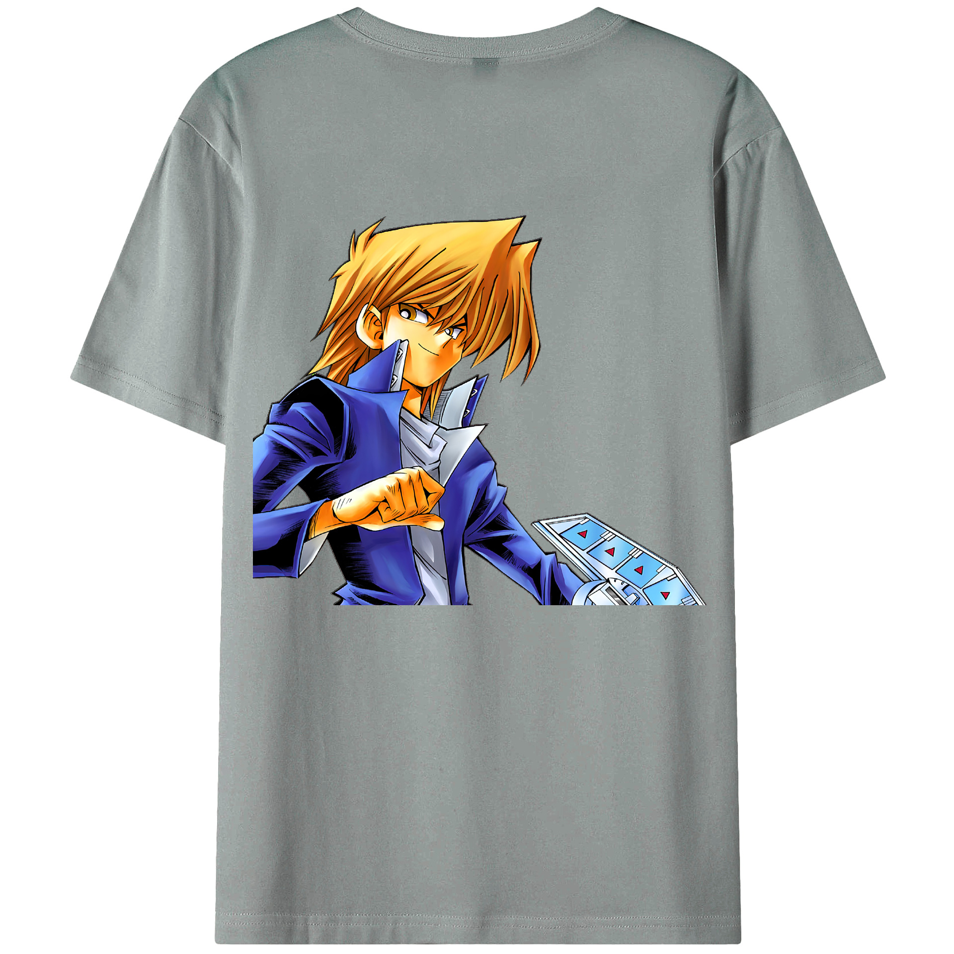 （画像用） 遊☆戯☆王 Yu-Gi-Oh! 綿100％ メンズ半袖Tシャツ（バックプリント） 通気性